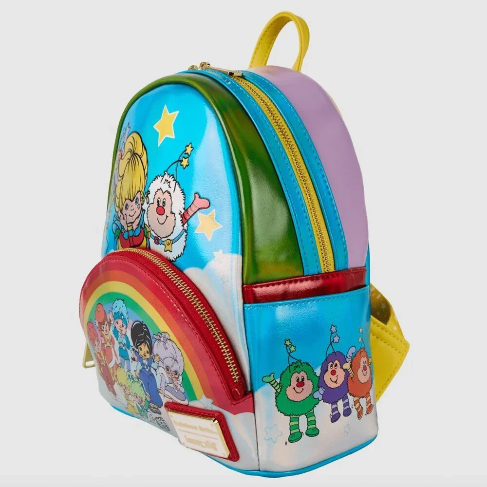 Loungefly Rainbow Brite & Color Kids Light-up Mini Backpack NWT